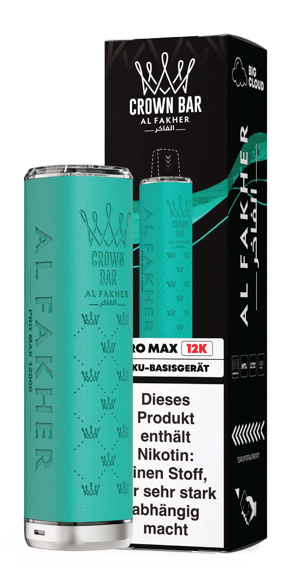 Al Fakher Crown Bar 12K Vape Akku