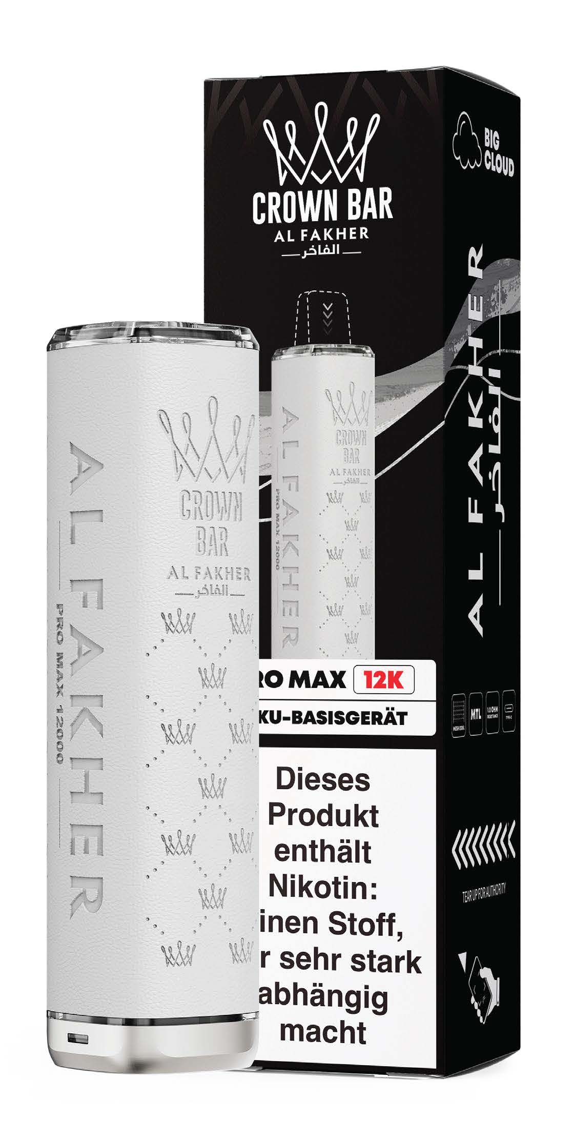 Al Fakher Crown Bar 12K Vape Akku
