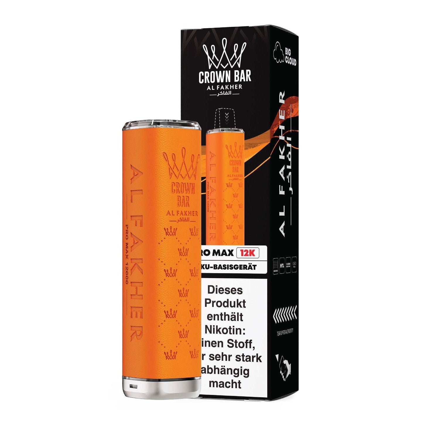 Al Fakher Crown Bar 12K Vape Akku