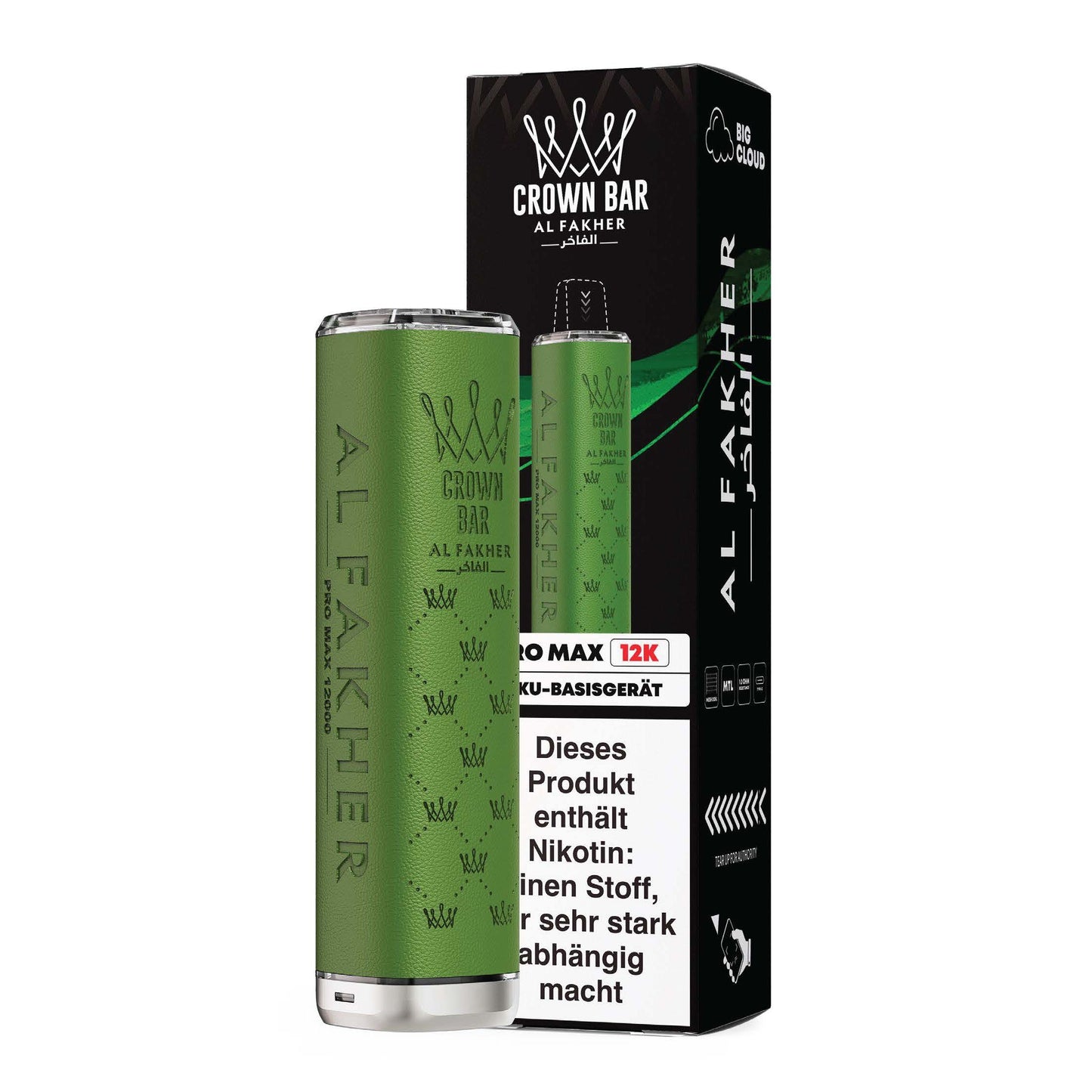 Al Fakher Crown Bar 12K Vape Akku