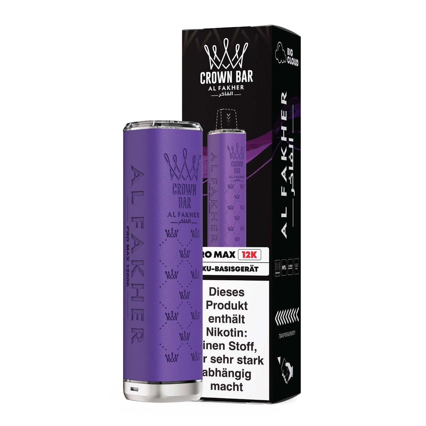 Al Fakher Crown Bar 12K Vape Akku