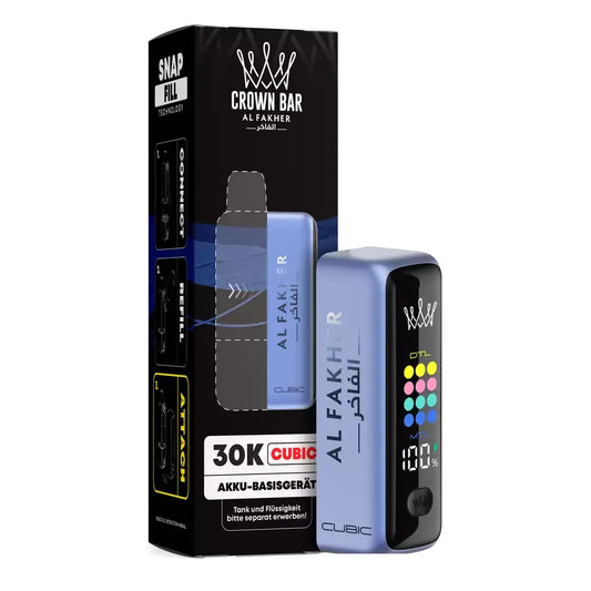 Al Fakher Vape 30k Crown Bar - Cubic Akkuträger