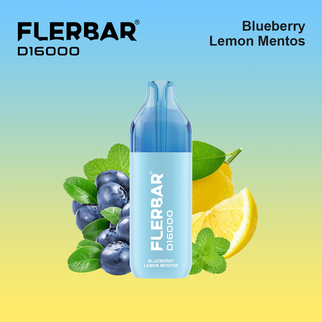 Flerbar Vape D16000 Blueberry Lemon Mentos kaufen bei Anoca.de