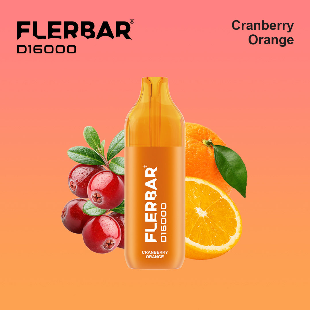Flerbar Vape D16000 Cranberry Orange kaufen bei Anoca.de