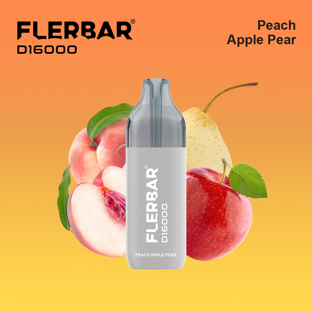 Flerbar Vape D16000 Peach Apple Pear kaufen bei Anoca.de