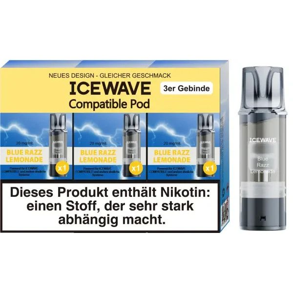 Icewave Pod 3er Pack Blue Razz Lemonade kaufen bei Anoca.de