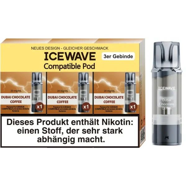 Icewave Pod 3er Pack Dubai Chocolate Coffee kaufen bei Anoca.de