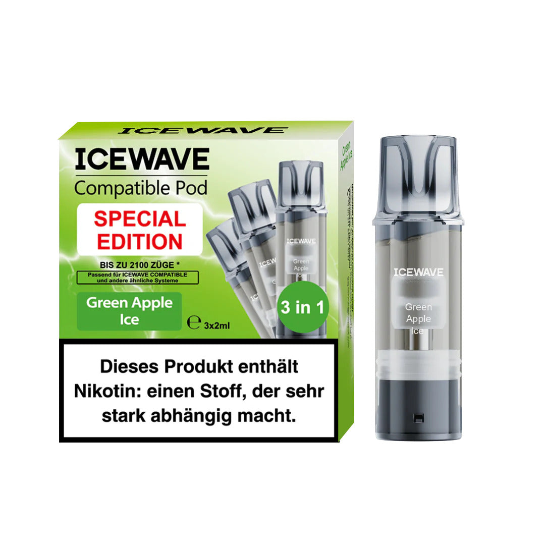 Icewave Pod 3er Pack Green Apple Ice kaufen bei Anoca.de