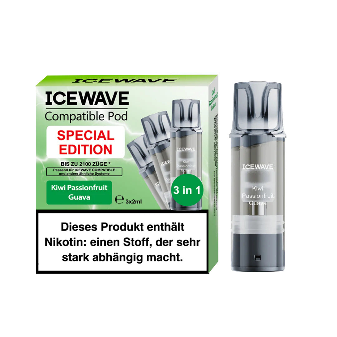 Icewave Pod 3er Pack Kiwi Passionfruit Guava kaufen bei Anoca.de