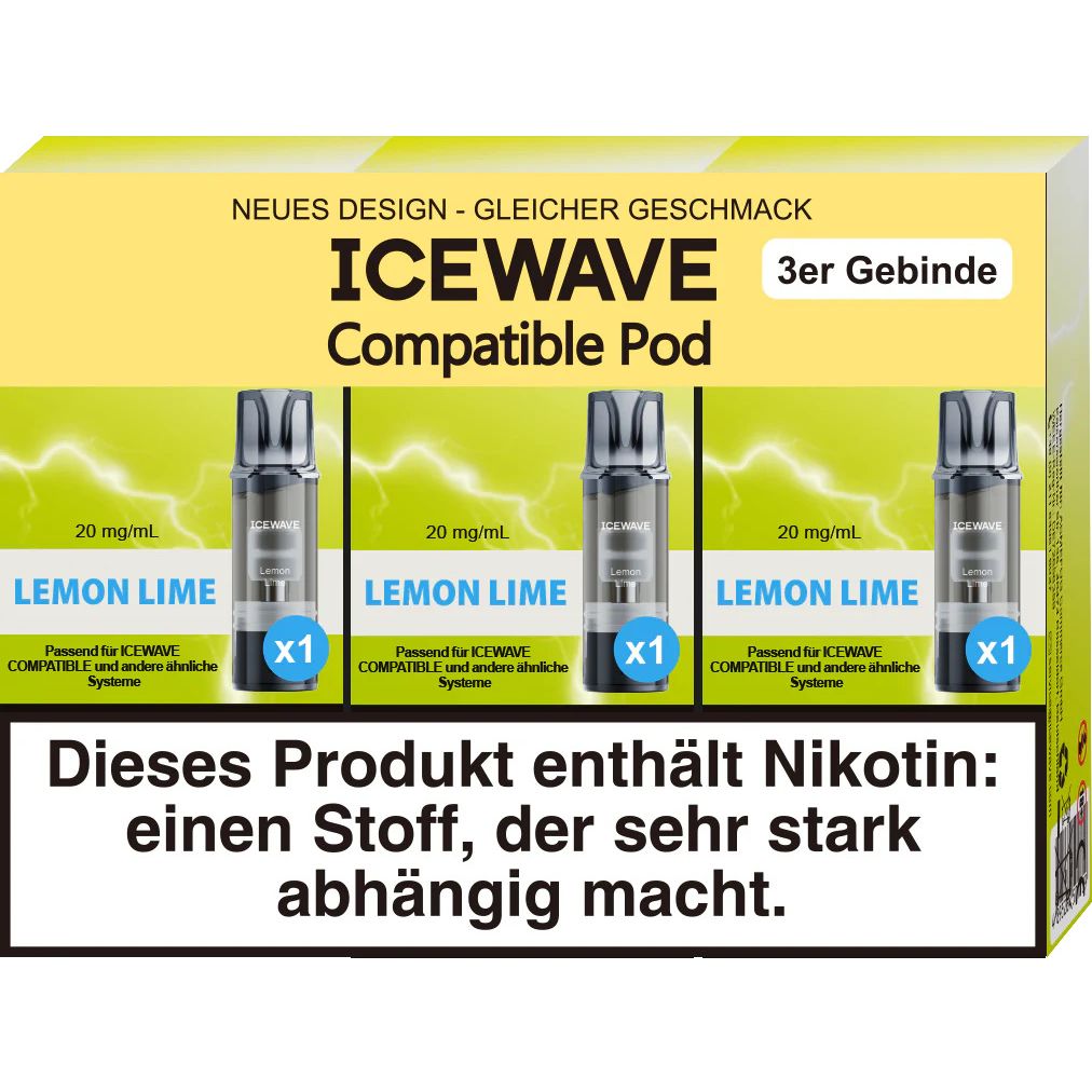 Icewave Pod 3er Pack Lemon Lime kaufen bei Anoca.de