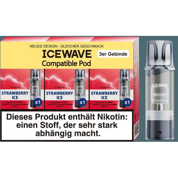 Icewave Pod 3er Pack Strawberry Ice kaufen bei Anoca.de
