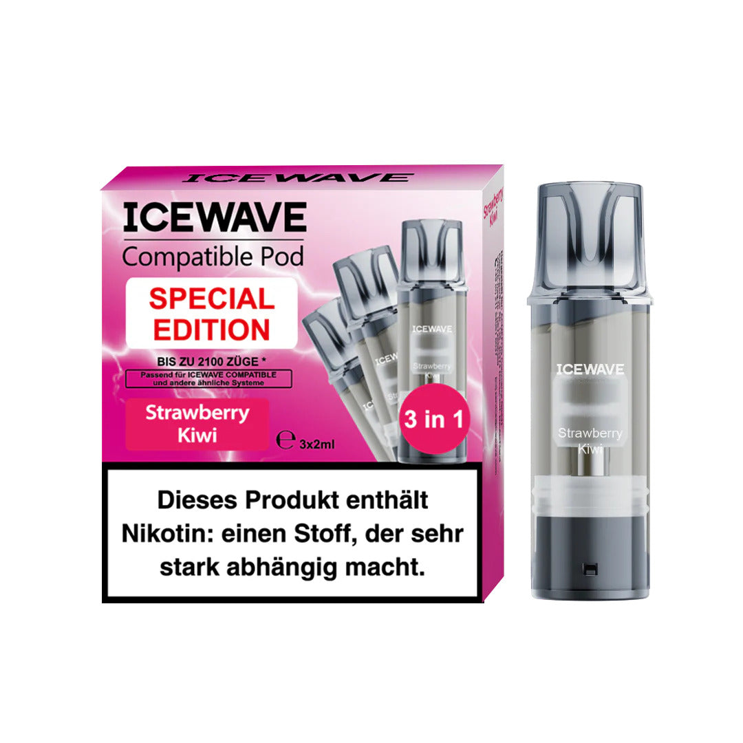 Icewave Pod 3er Pack Strawberry Kiwi kaufen bei Anoca.de