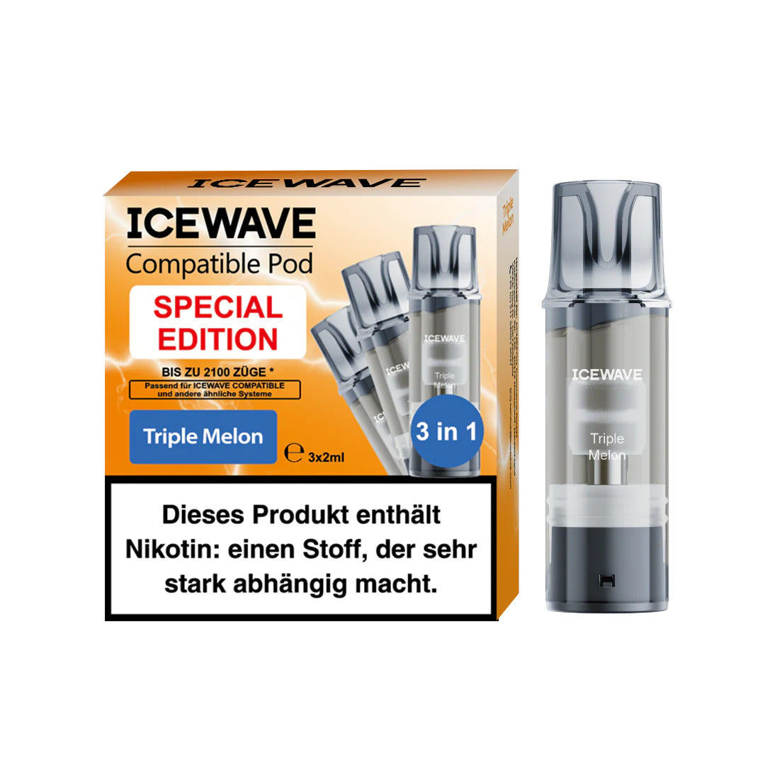 Icewave Pod 3er Pack Triple Melon kaufen bei Anoca.de