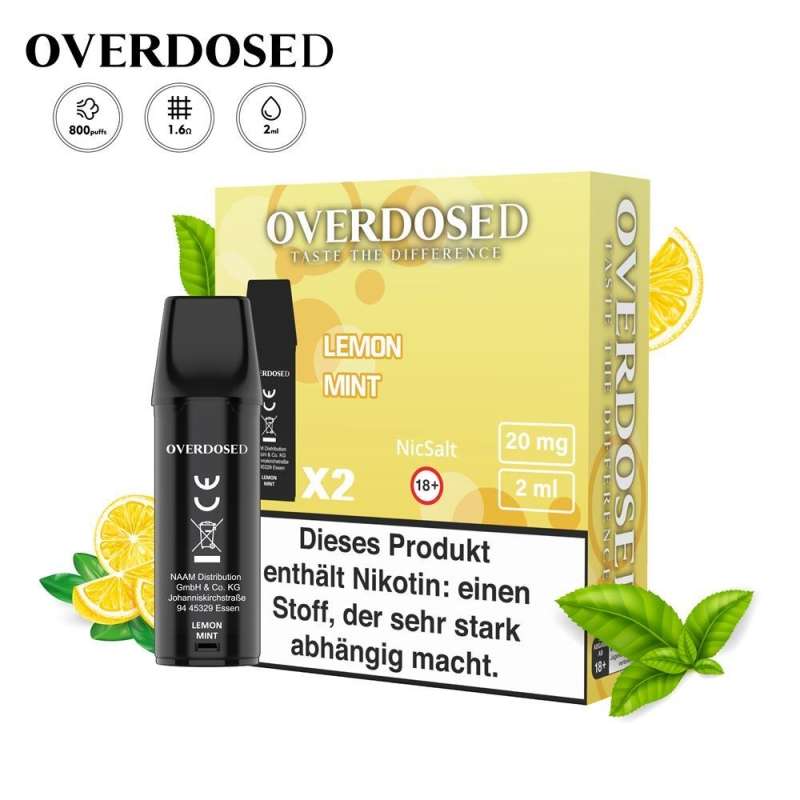 Overdosed Pods Lemon Mint kaufen bei Anoca.de