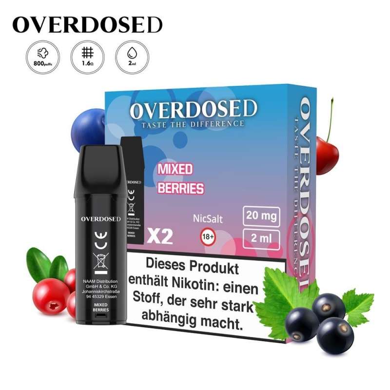Overdosed Pods Mixed Berries kaufen bei Anoca.de