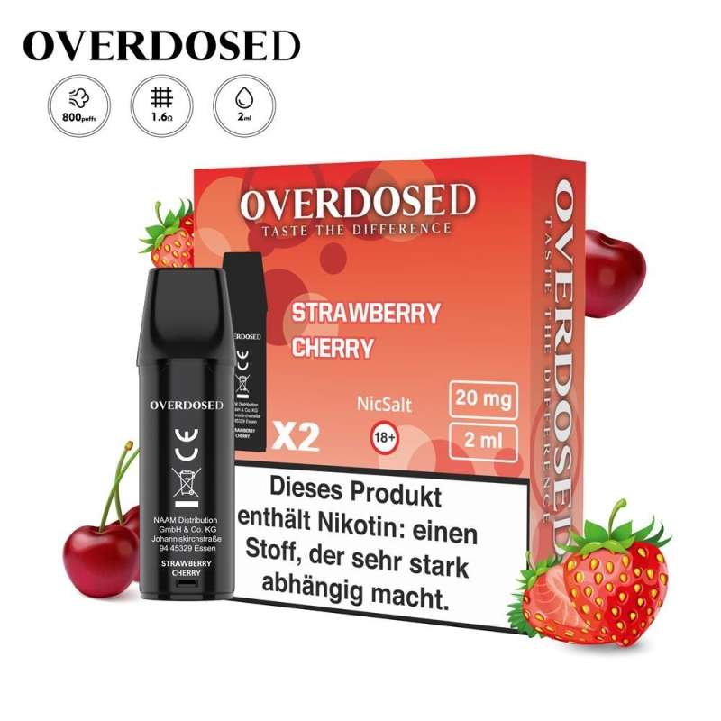 Overdosed Pods Strawberry Cherry kaufen bei Anoca.de