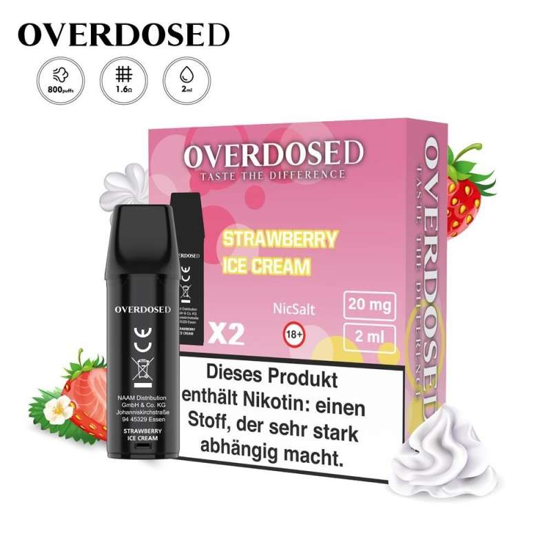 Overdosed Pods Strawberry Ice Cream kaufen bei Anoca.de