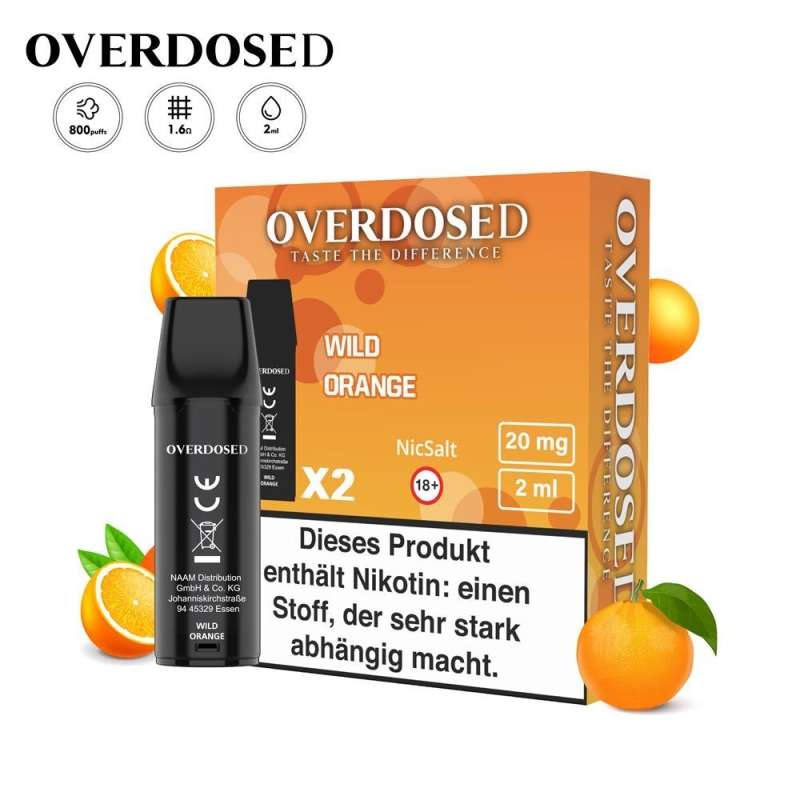 Overdosed Pods Wild Orange kaufen bei Anoca.de