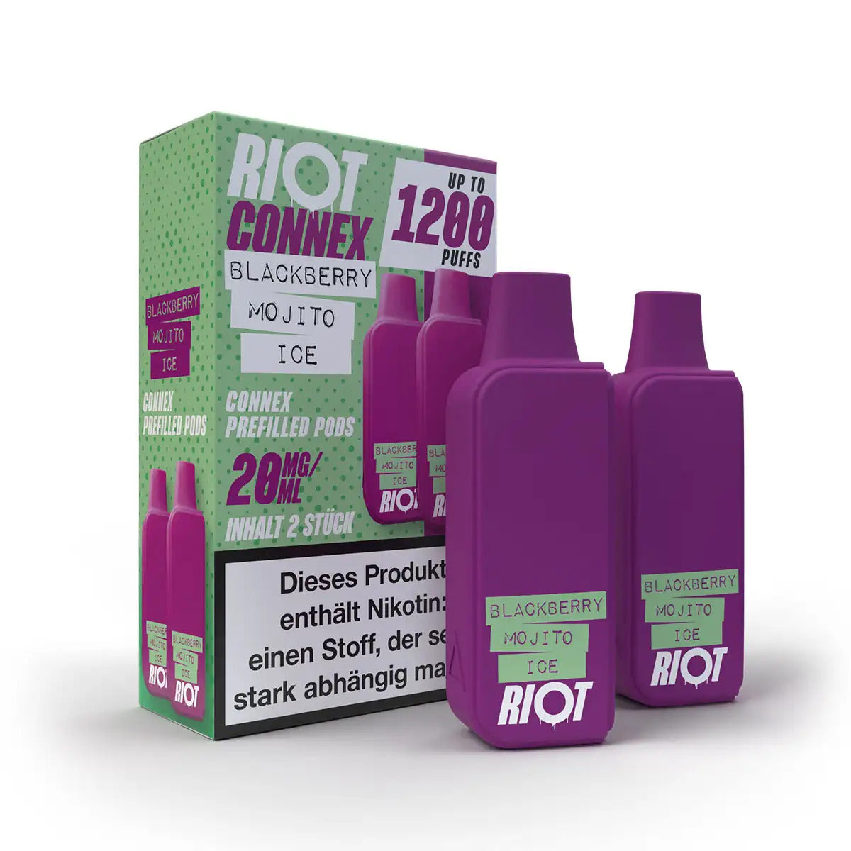 Riot Squad CONNEX Prefilled Pods Blackberry Mojito Ice kaufen bei Anoca.de