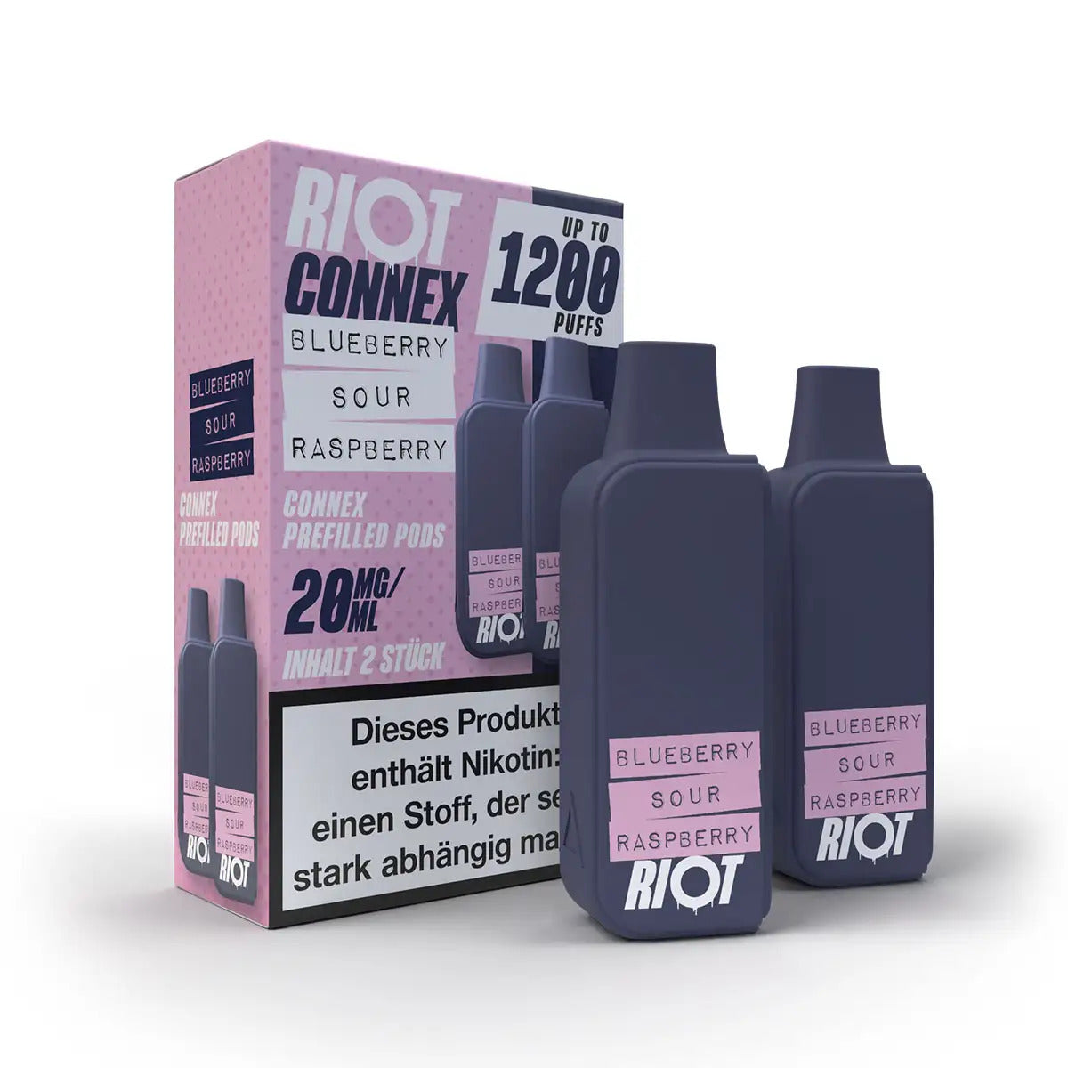 Riot Squad CONNEX Prefilled Pods Blueberry Sour Raspberry kaufen bei Anoca.de
