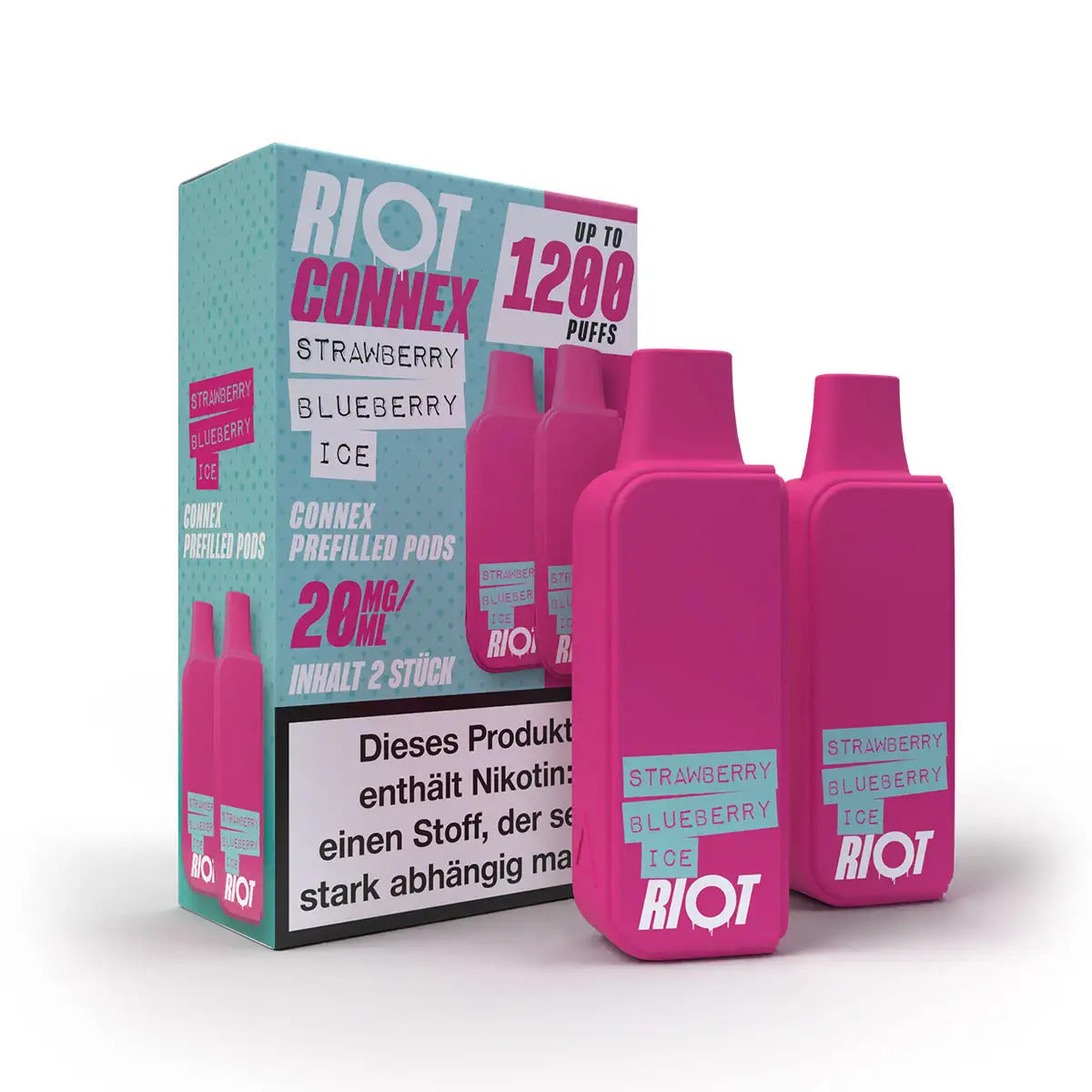Riot Squad CONNEX Prefilled Pods Strawberry Blueberry Ice kaufen bei Anoca.de
