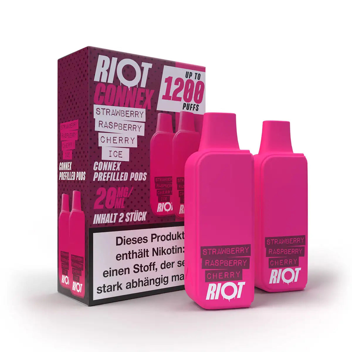 Riot Squad CONNEX Prefilled Pods Strawberry Raspberry Cherry Ice kaufen bei Anoca.de