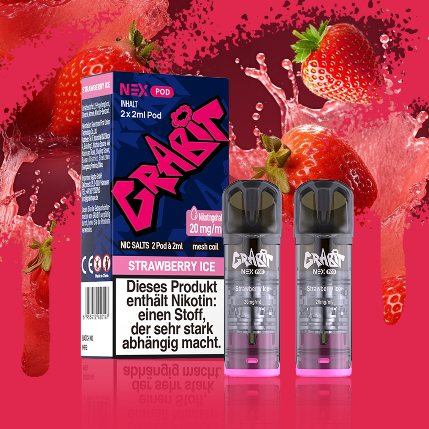 Grabit Nex Pods 20mg - Alle Sorten ELFA Kompatibel