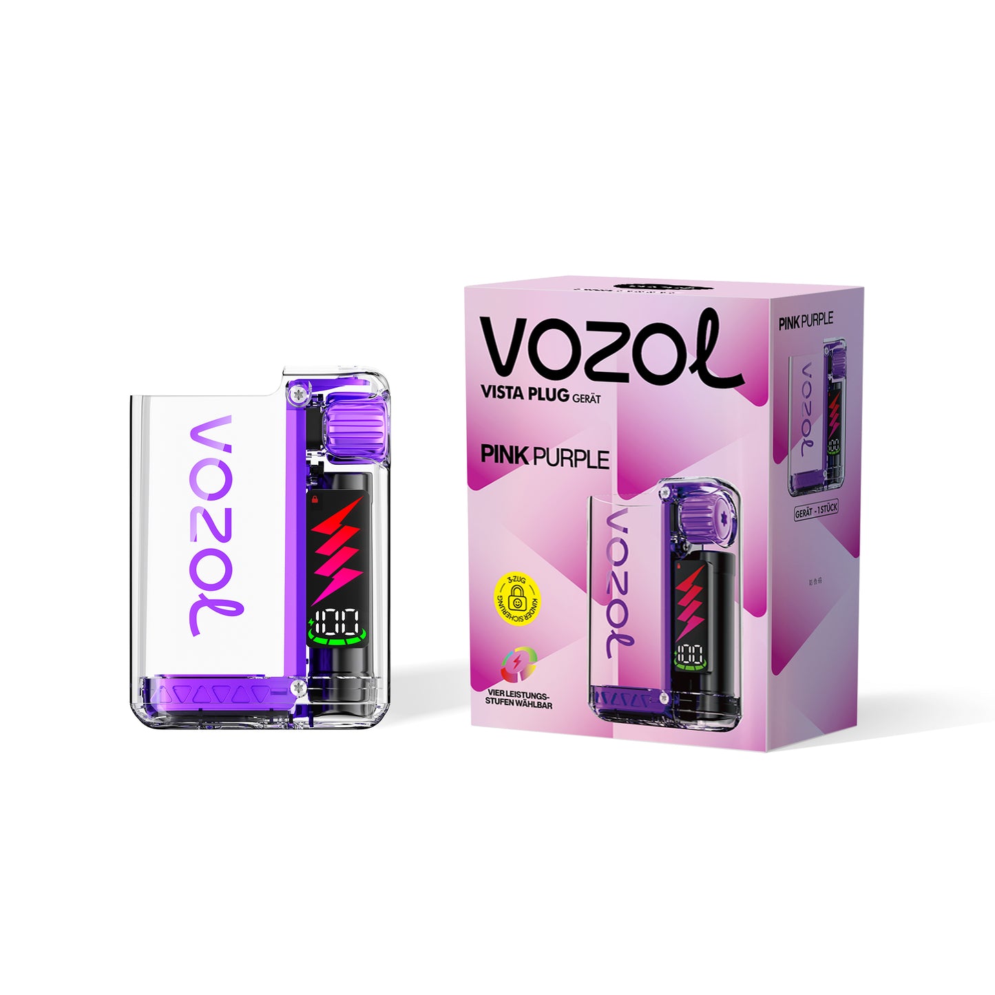 Vozol Vape 15k Akkuträger Pink Purple kaufen bei Anoca.de