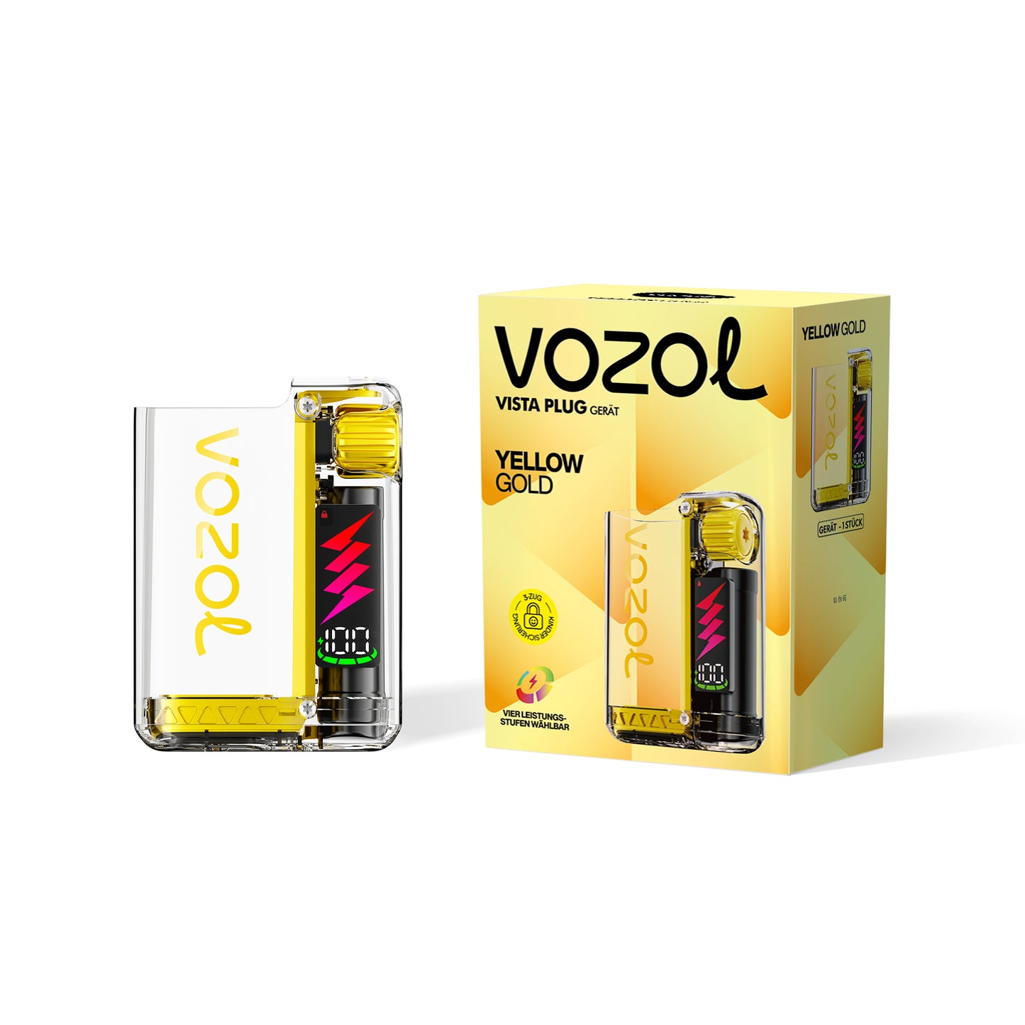 Vozol Vape 15k Yellow Gold Akkuträger kaufen bei Anoca.de