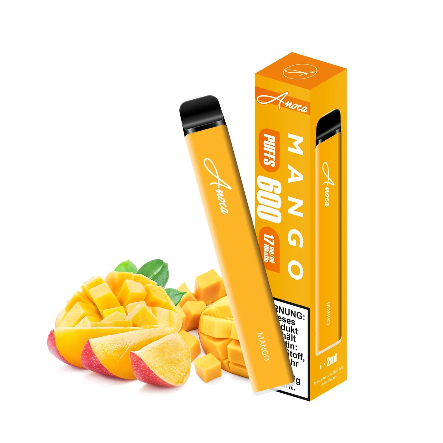 Anoca - Einweg E - Shisha 600 Puffs - Mango - Anoca