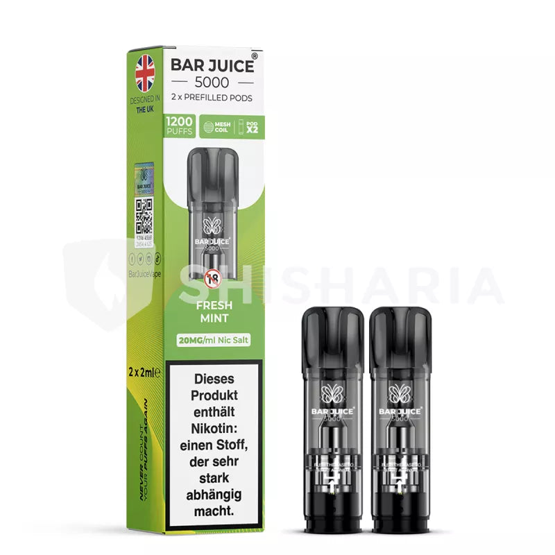 Bar Juice Pods (2x) – ELFA-kompatible Prefilled Pods