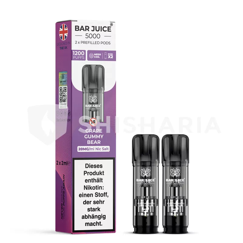 Bar Juice Pods (2x) – ELFA-kompatible Prefilled Pods