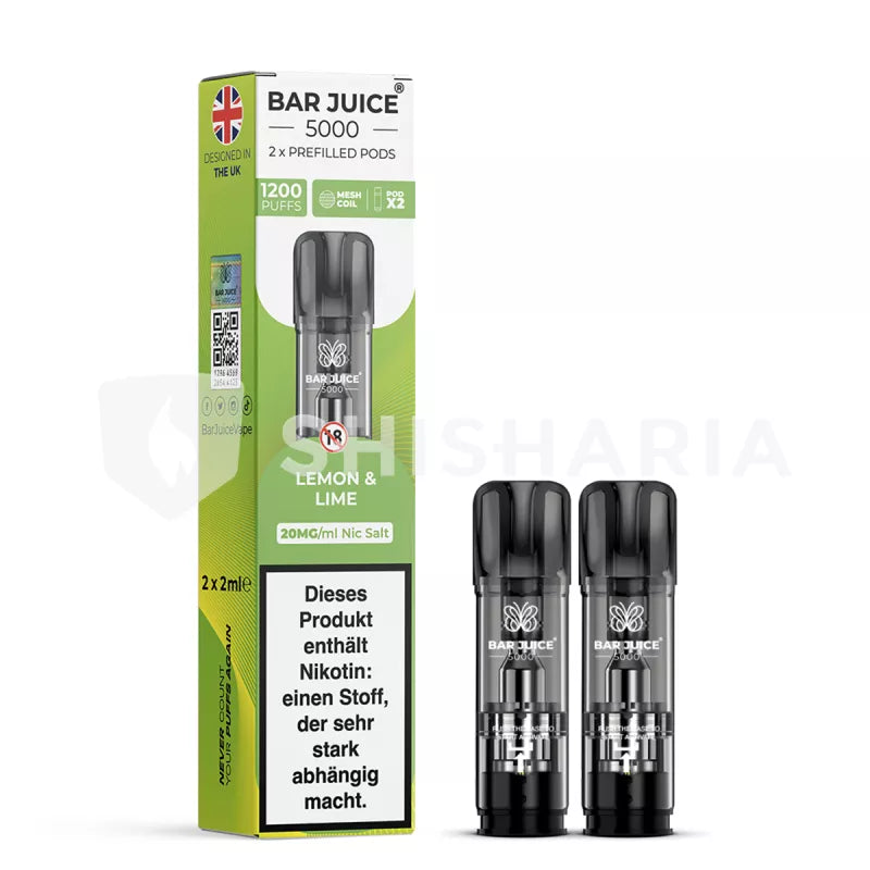 Bar Juice Pods (2x) – ELFA-kompatible Prefilled Pods