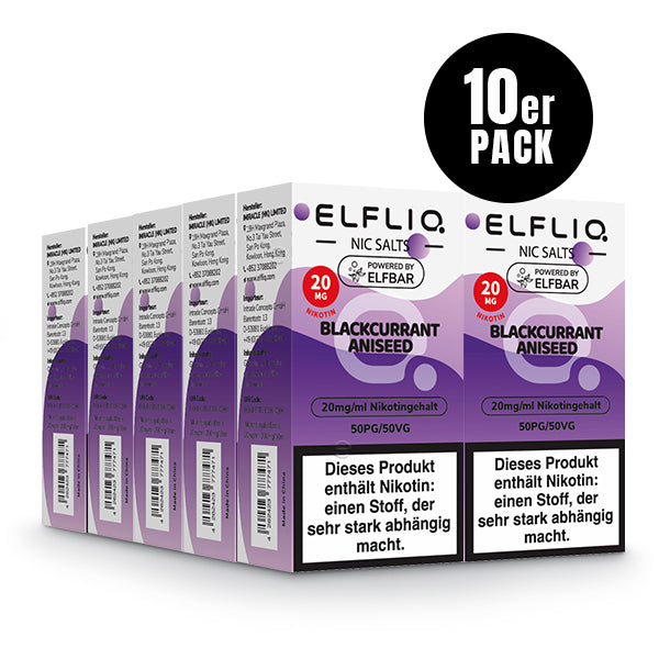Elf Bar Liquid 100ml - Elfliq Alle Sorten