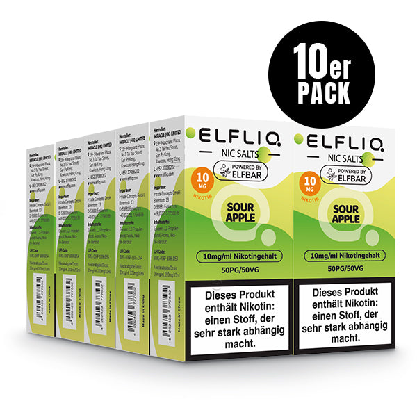 Elf Bar Liquid 100ml - Elfliq Alle Sorten