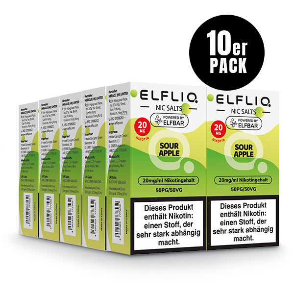 Elf Bar Liquid 100ml - Elfliq Alle Sorten