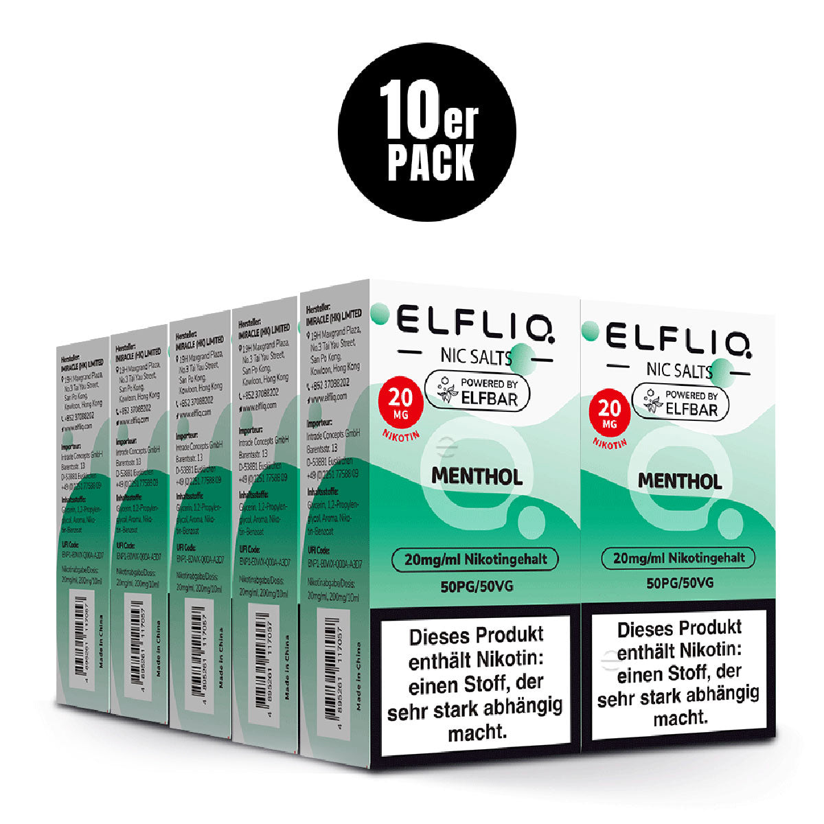 Elf Bar Liquid 100ml - Elfliq Alle Sorten