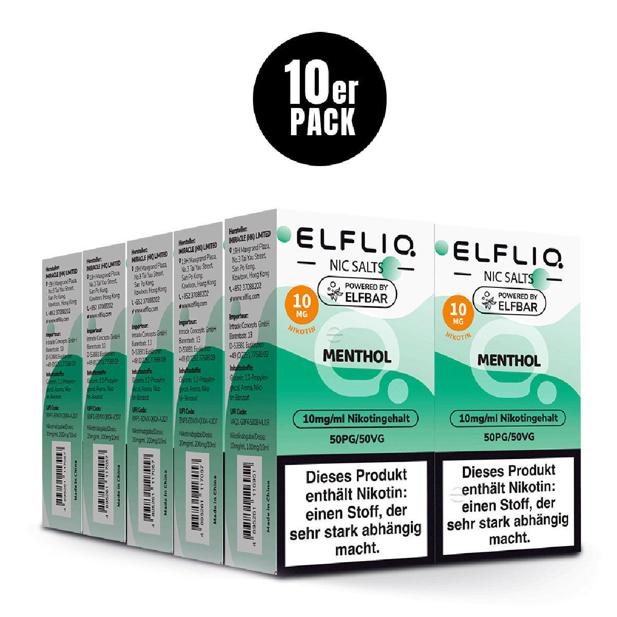 Elf Bar Liquid 100ml - Elfliq Alle Sorten