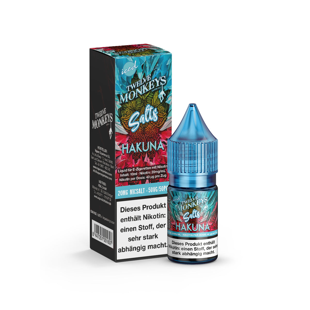 Twelve Monkeys Iced Liquid 20mg Hakuna kaufen bei Anoca.de