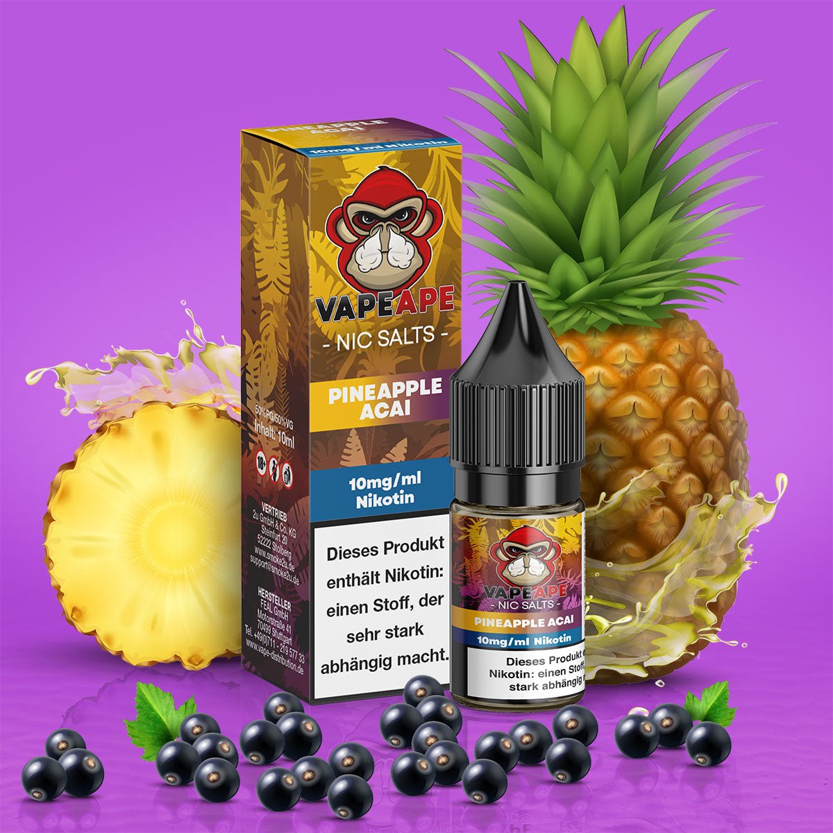 Vapeape Nikotinsalz Liquid - Anoca
