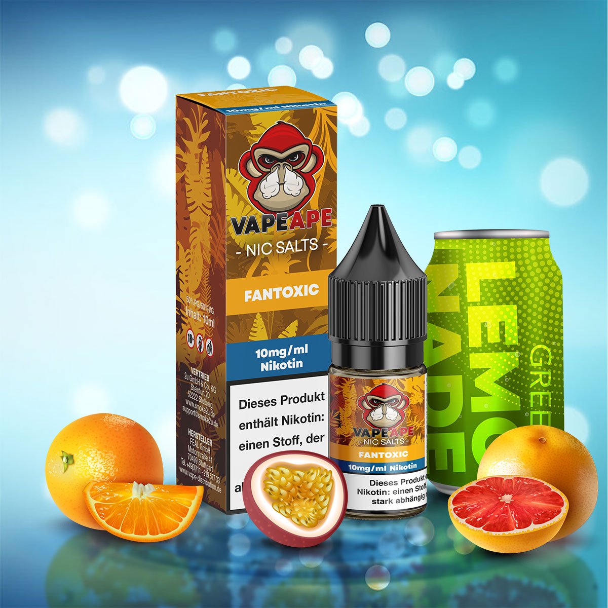 Vapeape Nikotinsalz Liquid - Anoca
