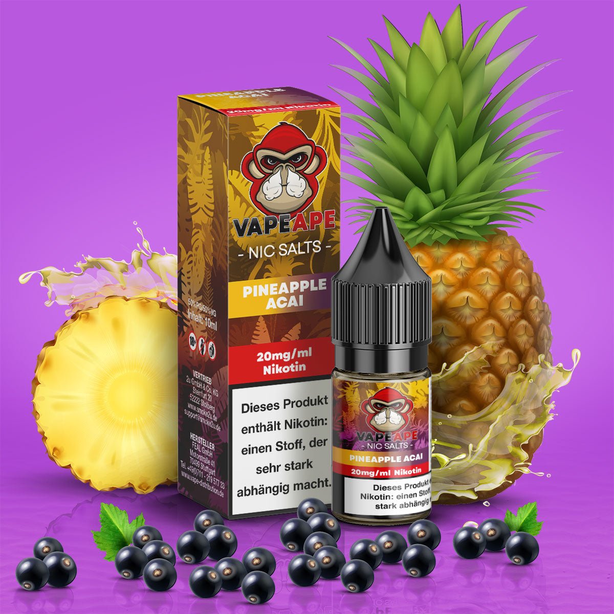 Vapeape Nikotinsalz Liquid - Anoca