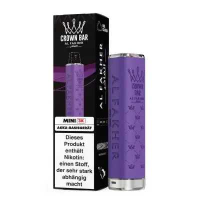 Al Fakher Crown Bar Vape 3K Mini | Akkuträger