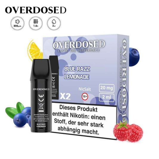 Overdosed Pods Blue Razz Lemonade kaufen bei Anoca.de