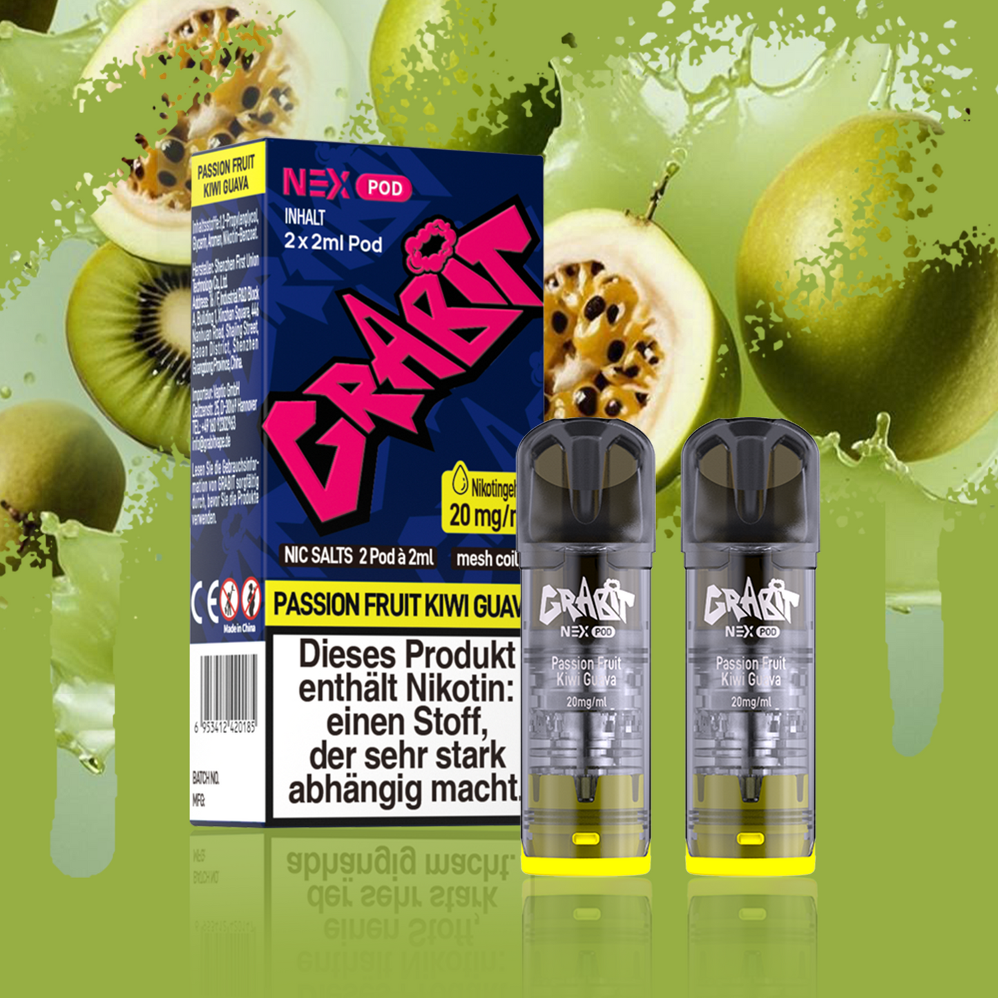 Grabit Nex Pods 20mg - Alle Sorten ELFA Kompatibel