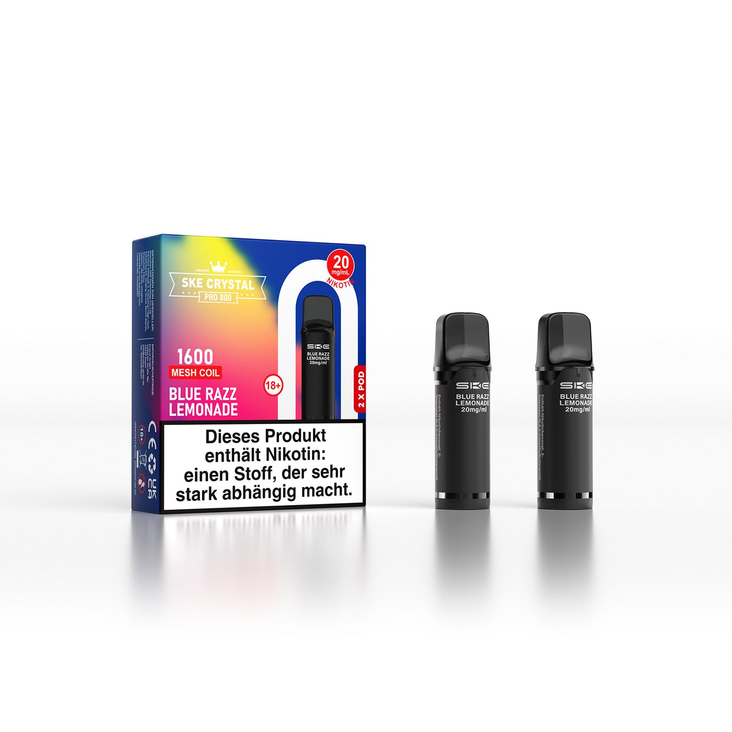 SKE 800 Pods Blue Razz Lemonade  kaufen bei Anoca.de