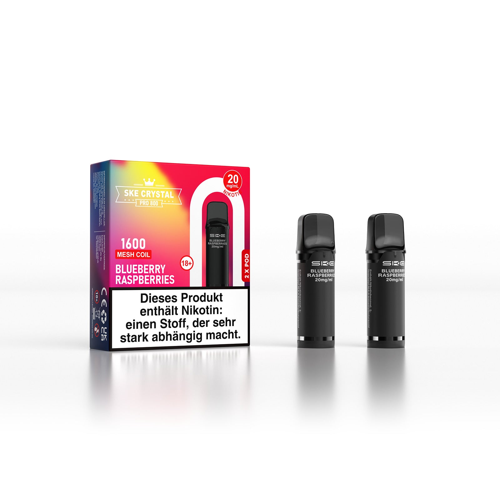 SKE 800 Pods Blueberry Raspberries kaufen bei Anoca.de
