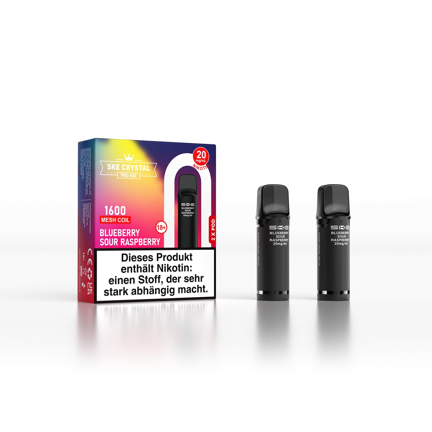 SKE 800 Pods Blueberry Sour Raspberry kaufen bei Anoca.de