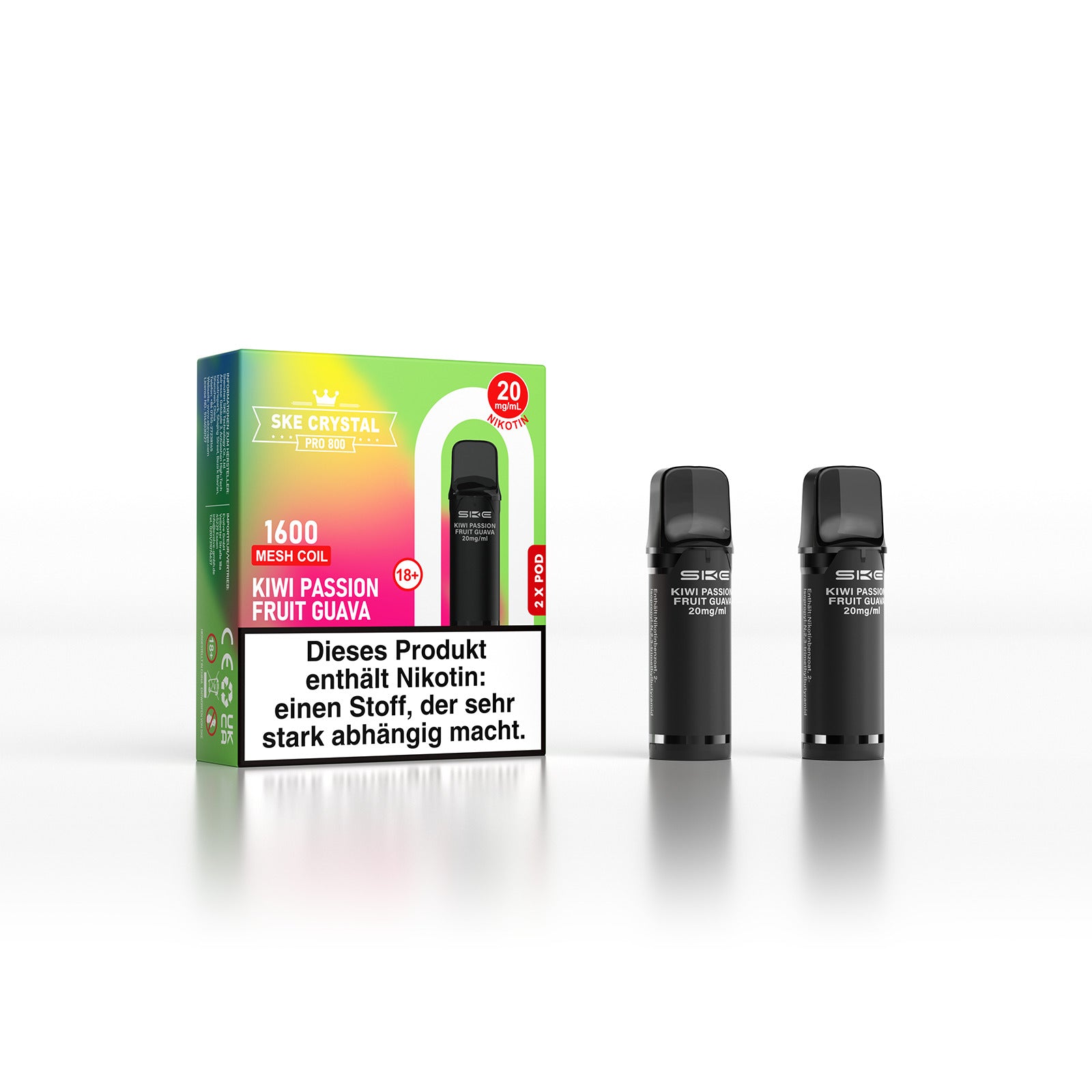 SKE 800 Pods Kiwi Passion Fruit Guava  kaufen bei Anoca.de