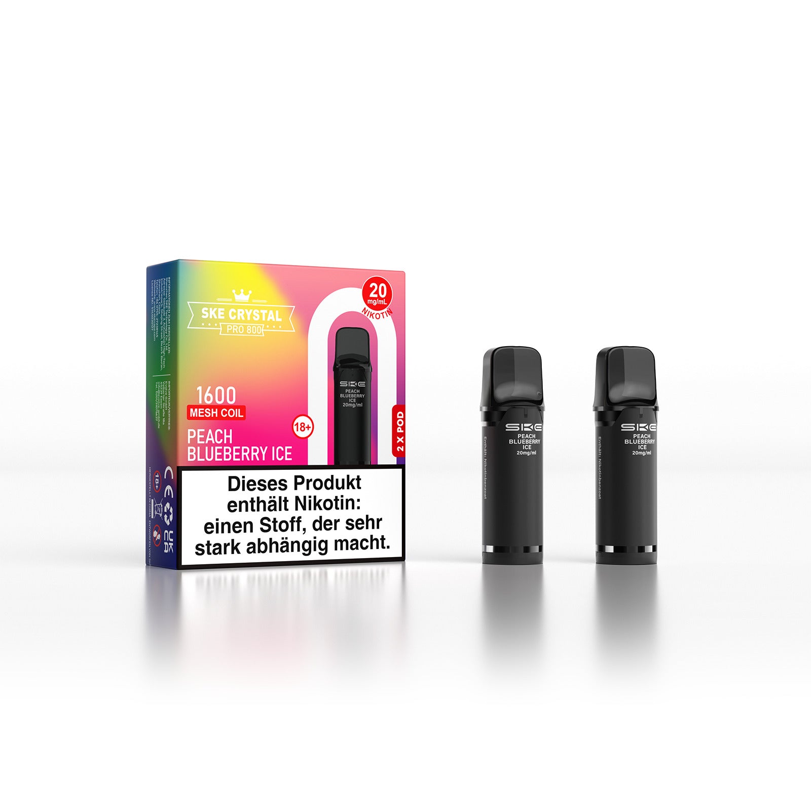 SKE 800 Pods Peach Blueberry Ice kaufen bei Anoca.de